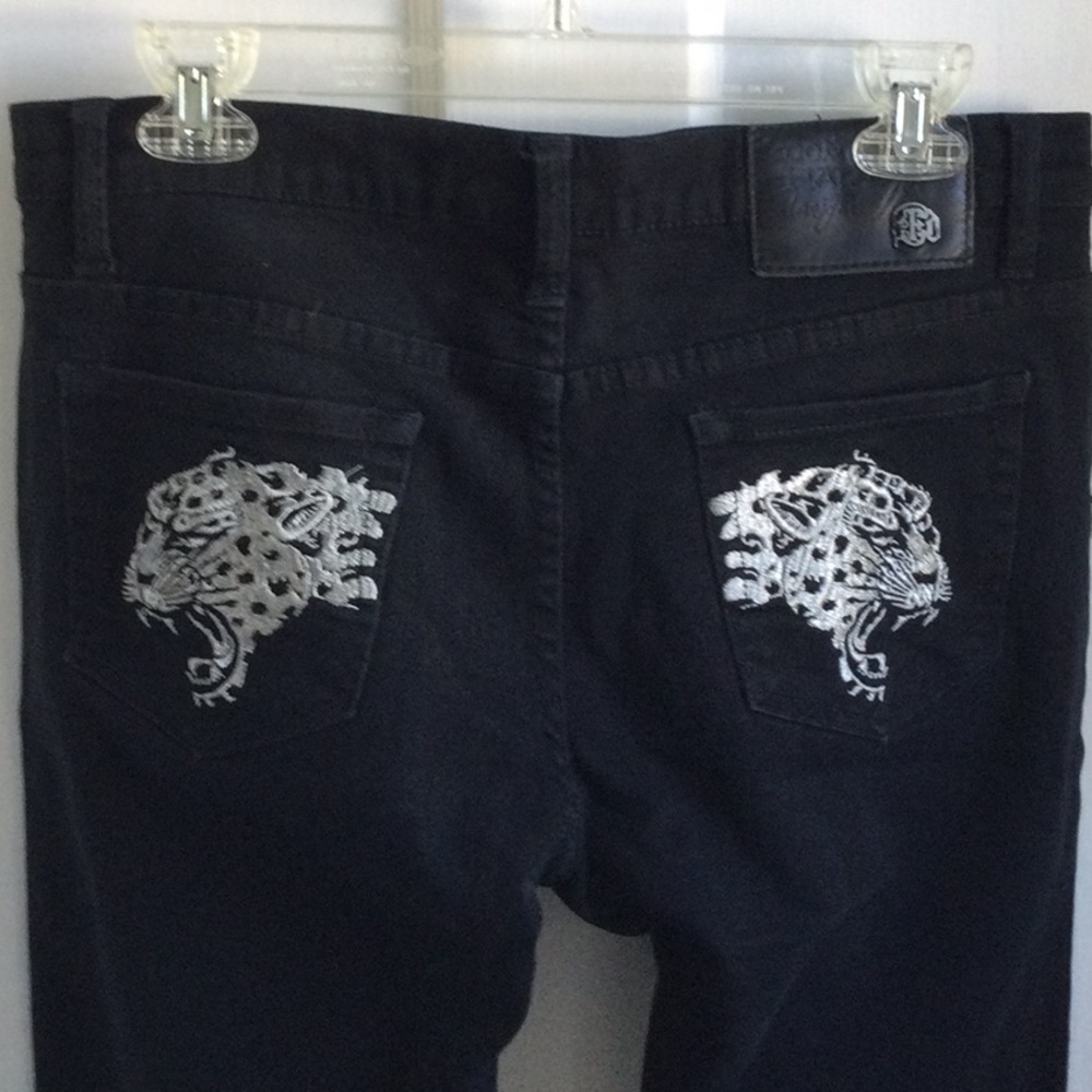 Ed Hardy Christian Audigier Black Jeans Size 30